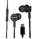 AUDÍFONOS AIWA I30TC IN-EAR TIPO C NEGRO