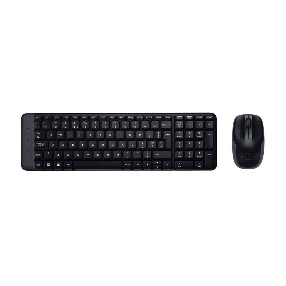 KIT TECLADO Y MOUSE INALAMBRICO LOGITECH MK220