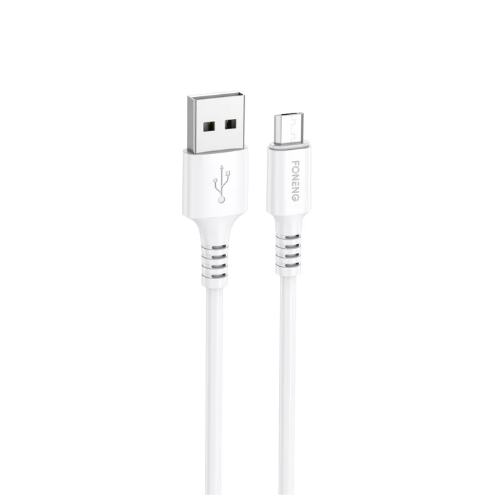 FONENG CABLE MICRO USB X85 3A 1M BLANCO