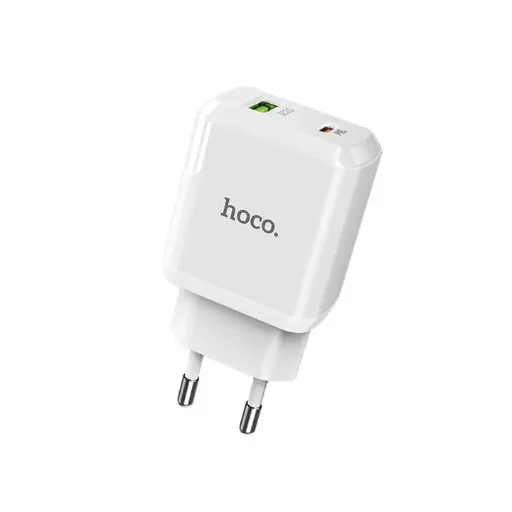 HOCO CARGADOR CASA N5 FAVOR DUAL PORT PD20W+QC3.0