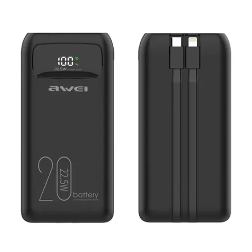 AWEI POWERBANK P169K 22,5W 20,000MAH NEGRO