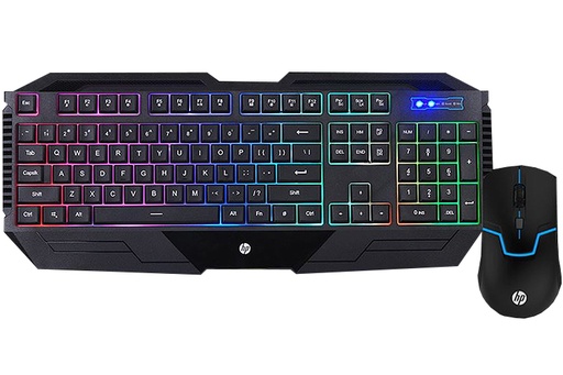 KIT GAMER COMBO TECLADO Y MOUSE HP GK1100