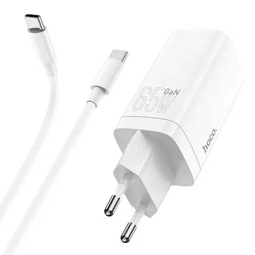 HOCO CARGADOR SET N16 SCENERY 65W 3 PUERTOS CON CABLE USB-C